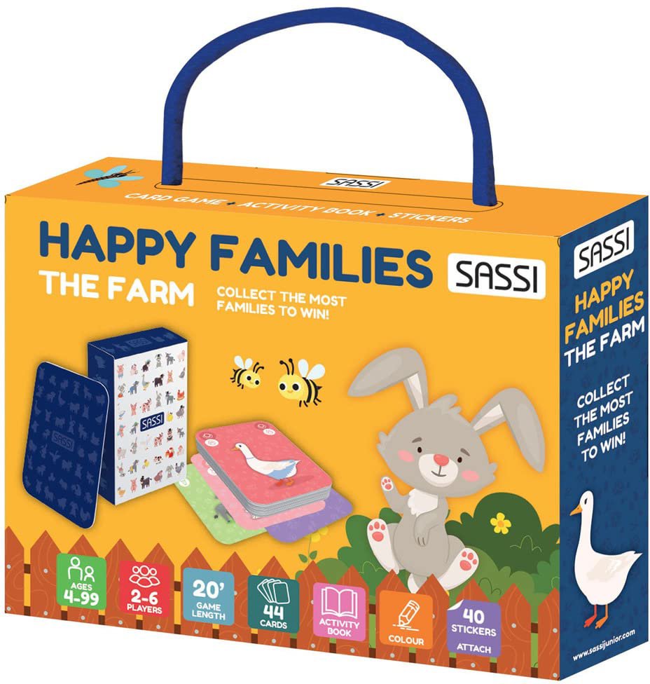 Valigetta Con Carte E Stickers - Happy Families. The Farm
