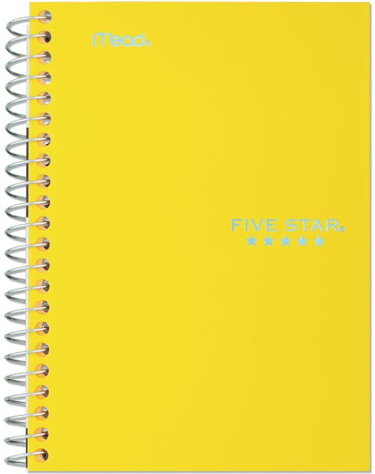 Five Star Wirebound Nb 2-Subject 80Sheets 19X13.9 Cm Assorted Cover Color