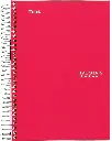 Five Star Spiral Notebook 5 Subject 180 Sheets, 24.1X15.2 Cm Assorted Plastic Cover