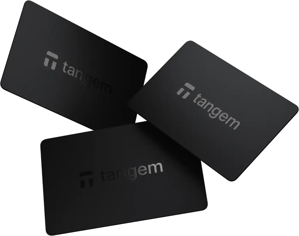 Tangem Crypto Hardware Wallet 2.0 - Black (Pack Of 3)