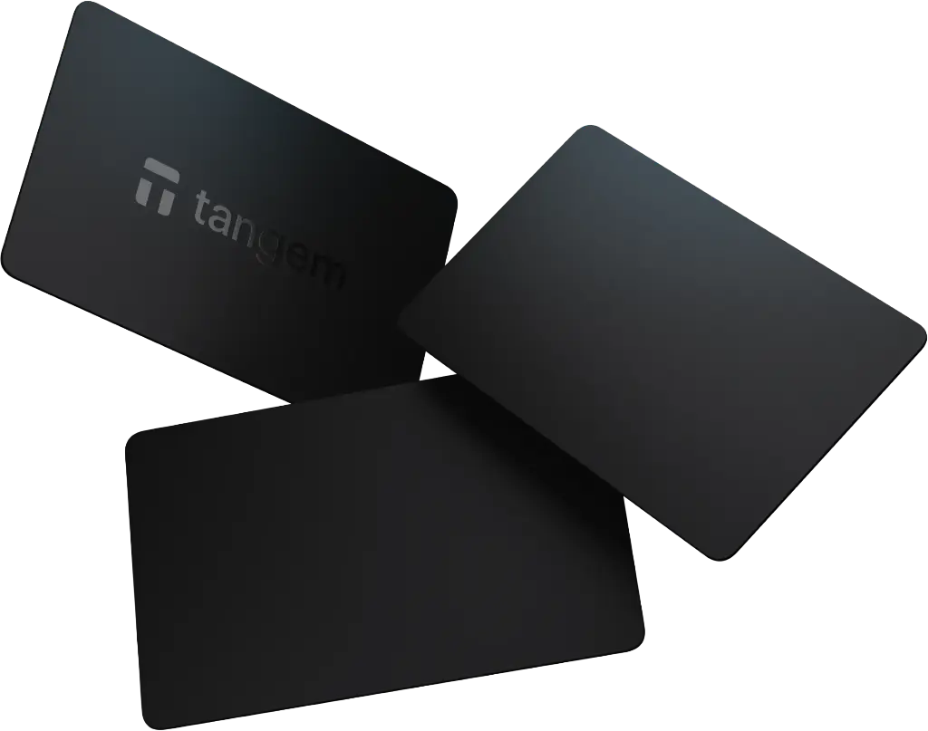 Tangem Crypto Hardware Wallet 2.0 - Stealth Black (Pack Of 3)