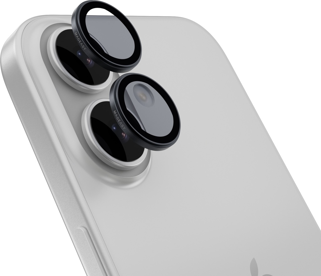 Mageasy Lenz Sapphire Camera Lens Protector For Iphone 17-Smoky Blue