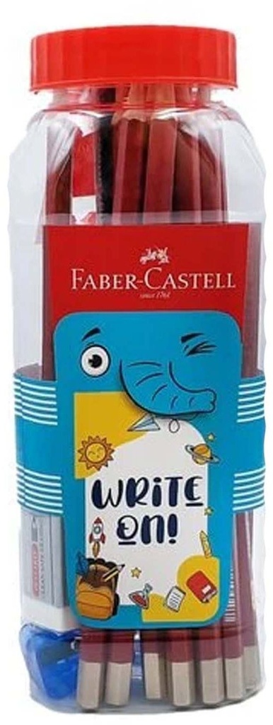 Stationery Kit (15Pc Pencil+5Pc Shpnr 5Pc Ersr +1Pc Rlr ) Faber Castell Write On Kit 