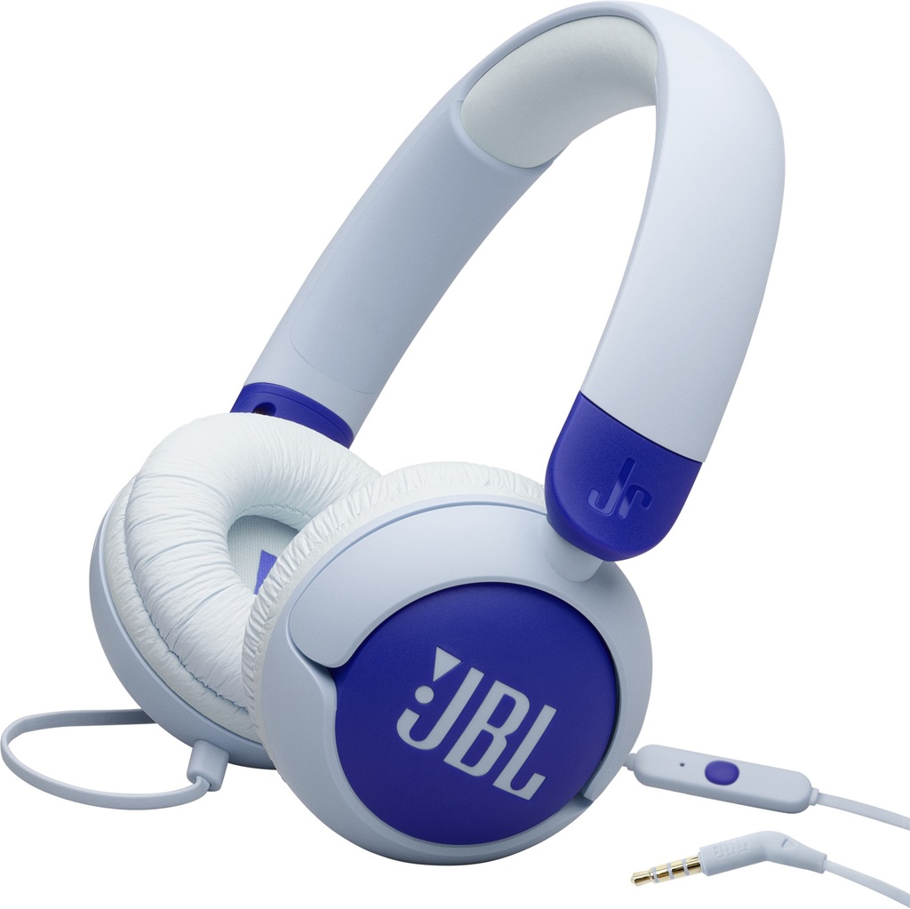 JBL Jr320 Blue Wired On-Ear Kids Headphones