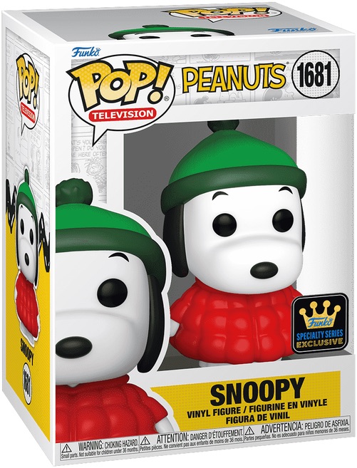 Pop! Animation: Peanuts S7 - Snoopy in Coat w/chase (Exc)