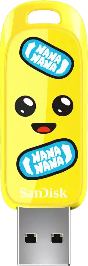 Sandisk Peely Edition Usb - Fortnite, 256Gb, Up To 130Mb/S