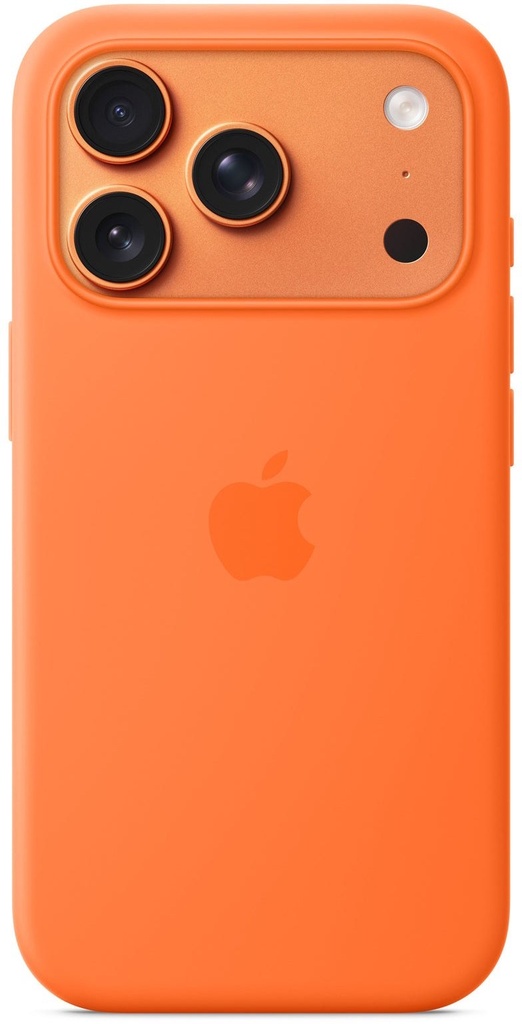 Apple iPhone 17 Pro Silicone Case with MagSafe – Orange
