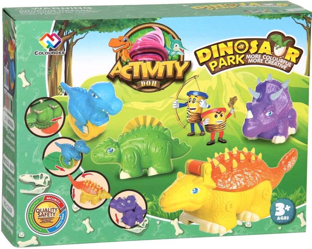 Colourdee Dinosaur Park Activity