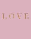 Love: A decorative book for coffee tables, bookshelves and interior design styling - Stack deco book.