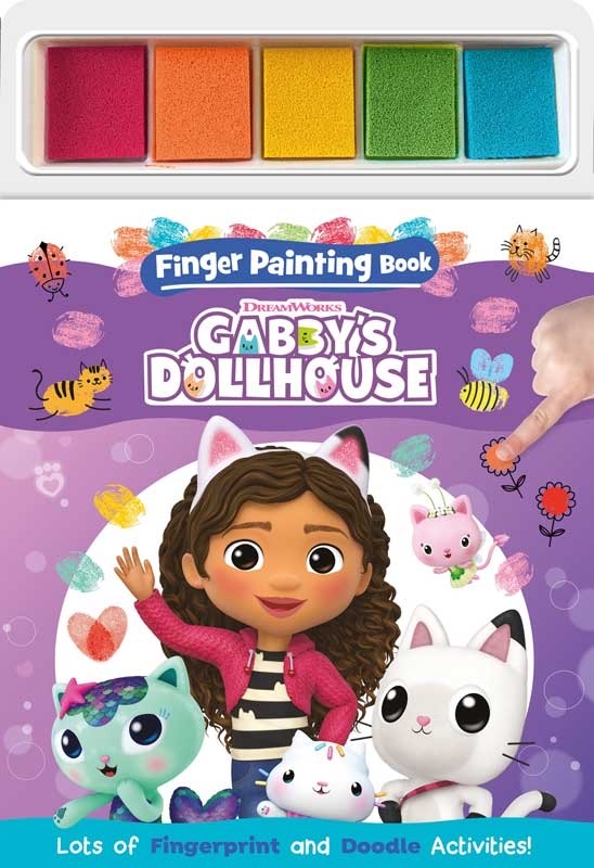 Gabby'S Dollhouse Finger Painting Book