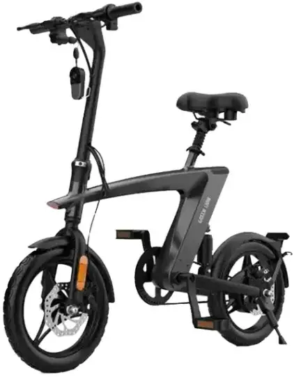 Green Lion Gbk-200 Electric Bike 3 Gear Levels 36V Headlight,Black