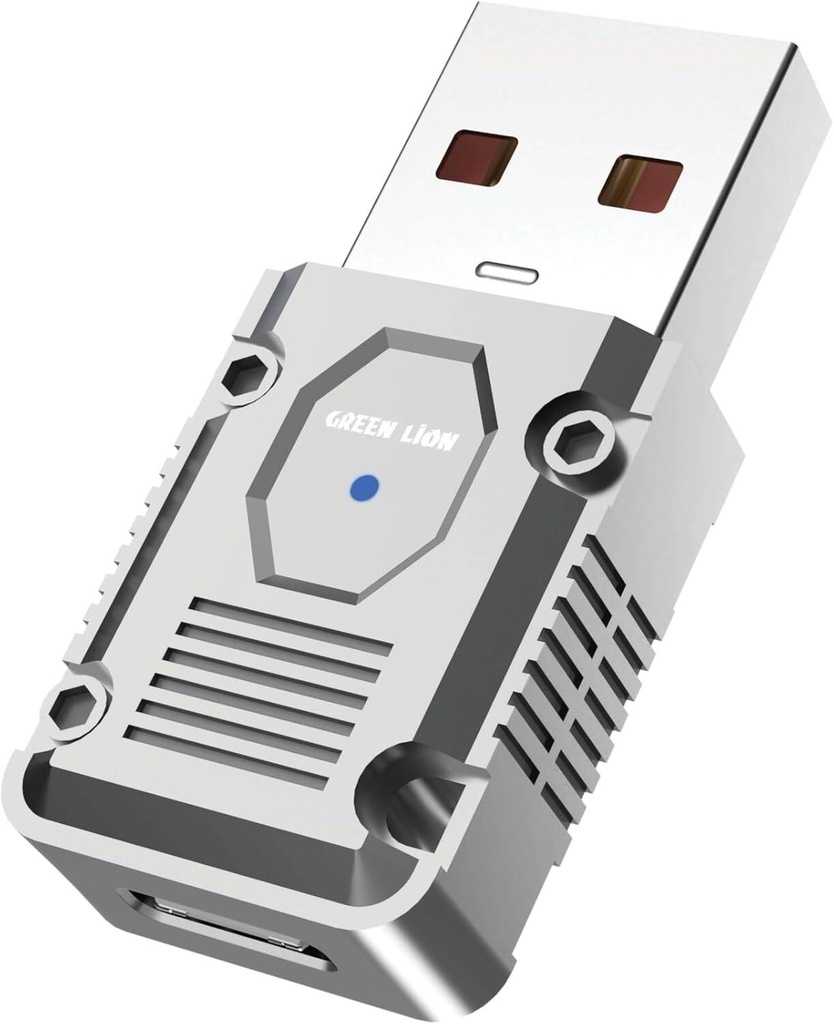 Green Lion Otg Adapter Usb A To Usb C 120W,Silver