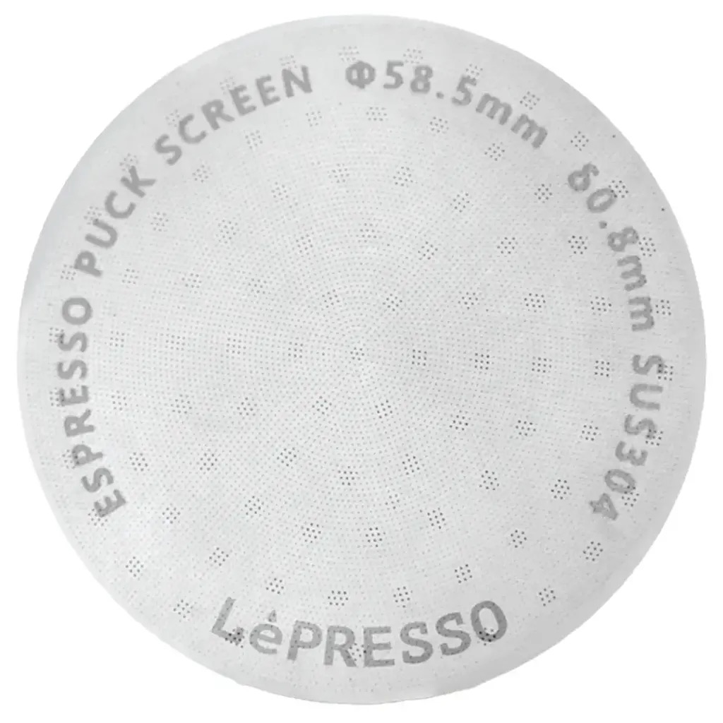 Lepresso 58Mm Puck Screen - Silver