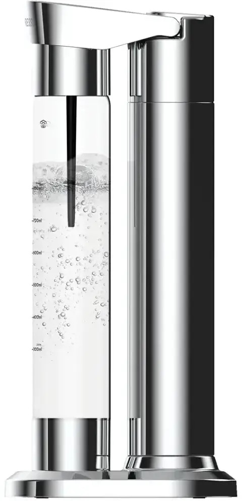 Lepresso Instant Carbonator Stainless Steel Soda Maker With Dual Bottle (500+350Ml) - Silver