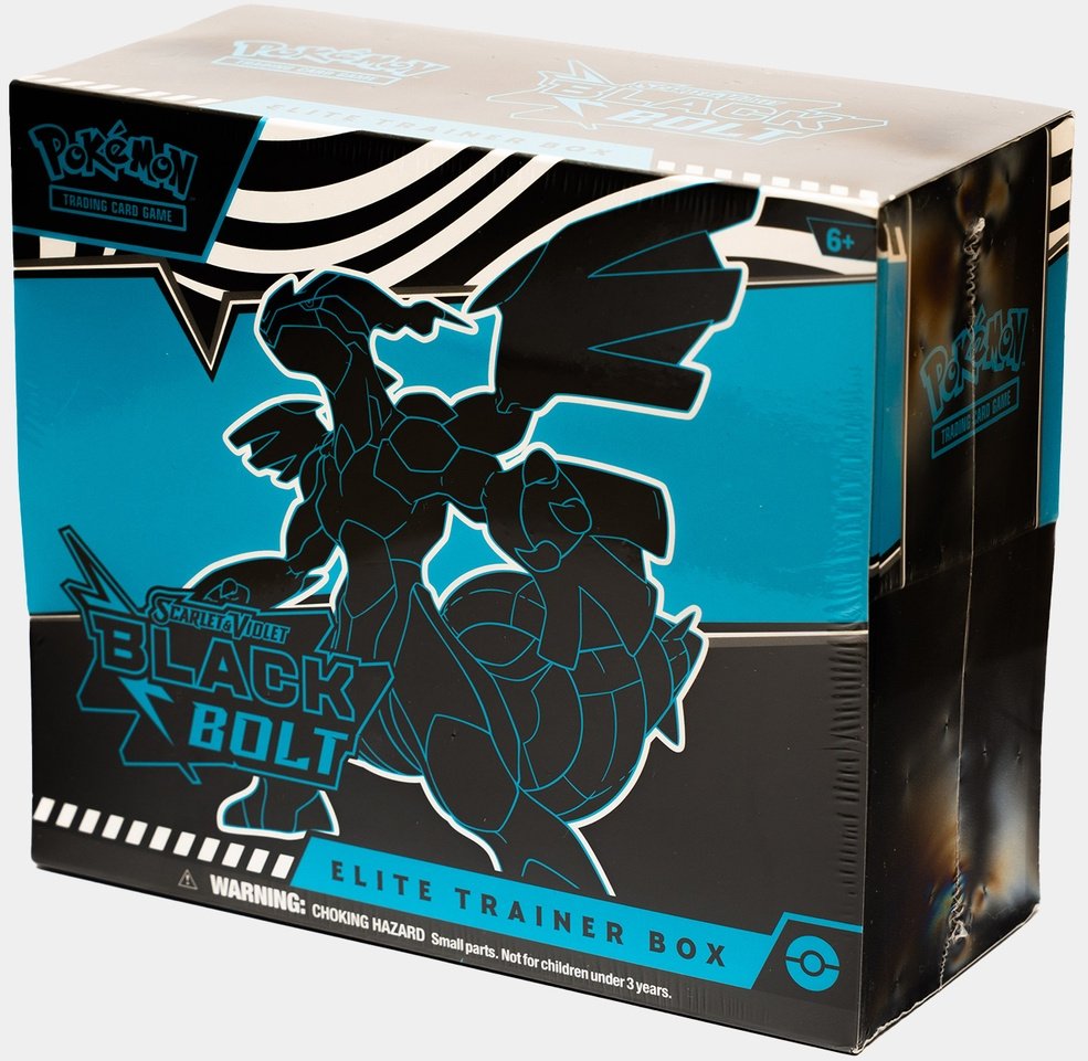 Pokemon Scarlet & Violet Black Bolt Elite Trainer Box