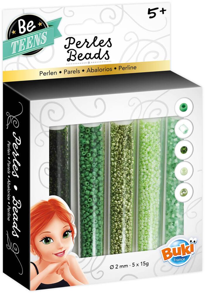 Buki Bead Tubes Green 