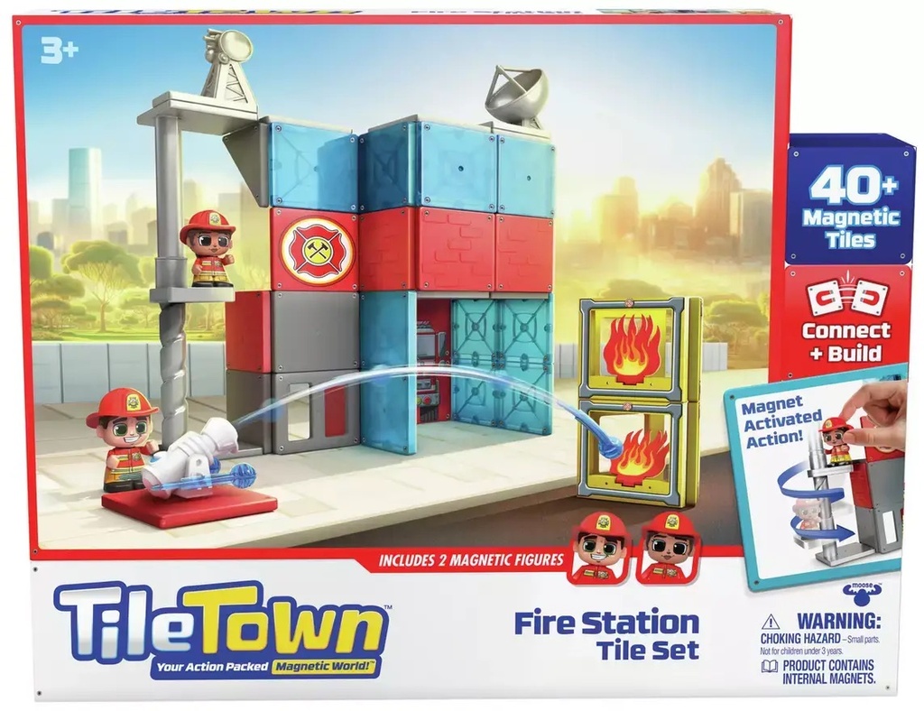 Tile Town Fire Station Tile Set
