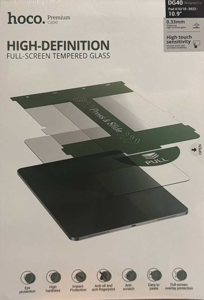 Hoco DG40 Pad A16/10(2022) Hd Tempered Glass For Tablet(10.9 Inches)