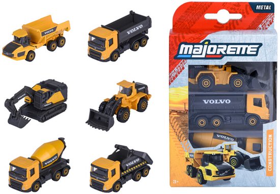 Volvo Construction 3 Pieces Set, 2-asst.