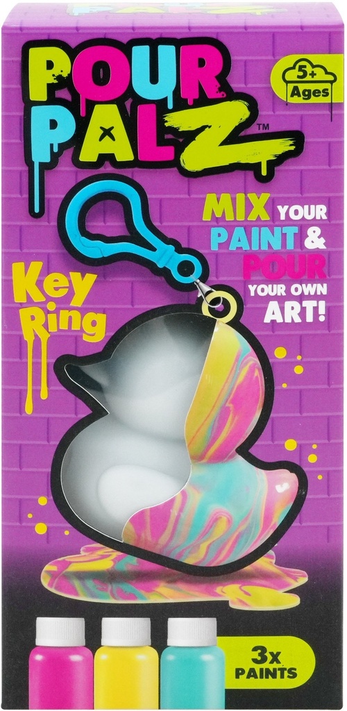 Pour Palz Duck Keyrings