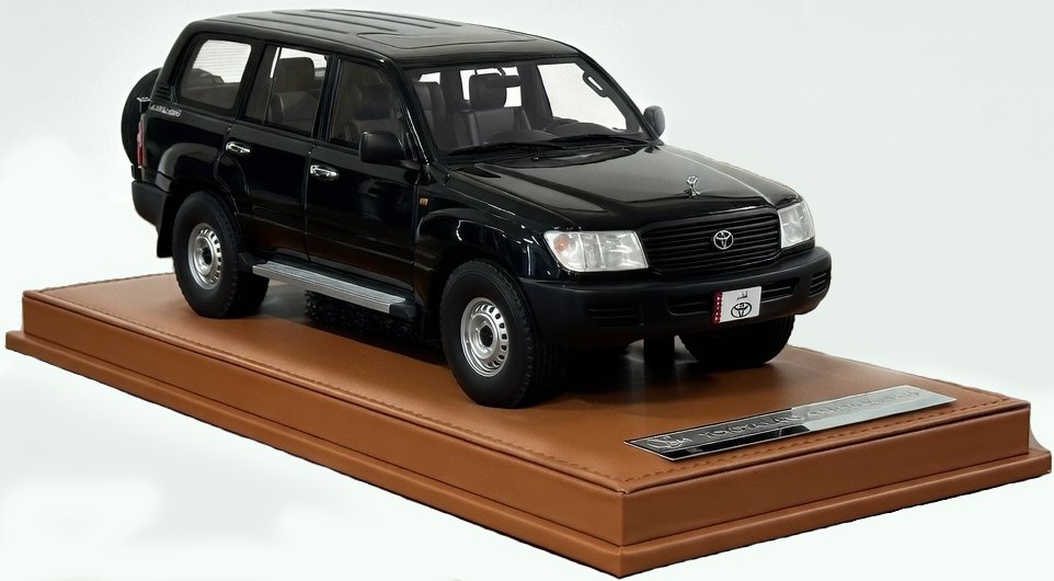 1:18 Scale Model - Toyota Land Cruiser G 1998  - Black - Limited Edition