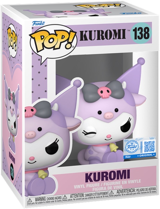 Pop! Animation: Sanrio - Kuromi in Cow Cosplay (Exc)