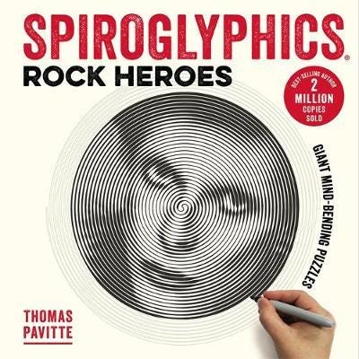 Spiroglyphics: Rock Heroes: Colour and reveal your musical heroes in these 20 mind-bending puzzles