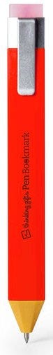 Pen Bookmark Red with Refills