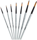 Brush Paint - Round - Set of 7 - Professional