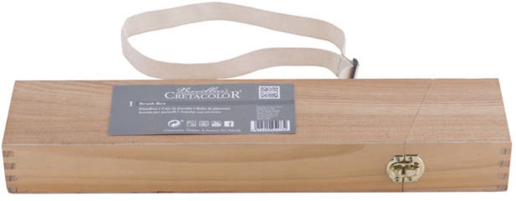 Brush Box - Wooden (Size: 45 X 5 X 9 cm)