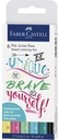 INDIA INK PITT ARTIST PEN LETTERING set of 6