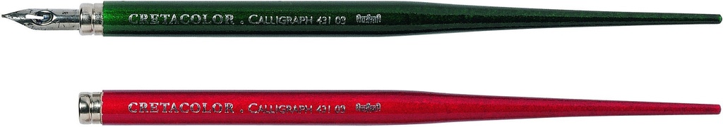 Calligraph Nib Holder, Red & Green Assorted