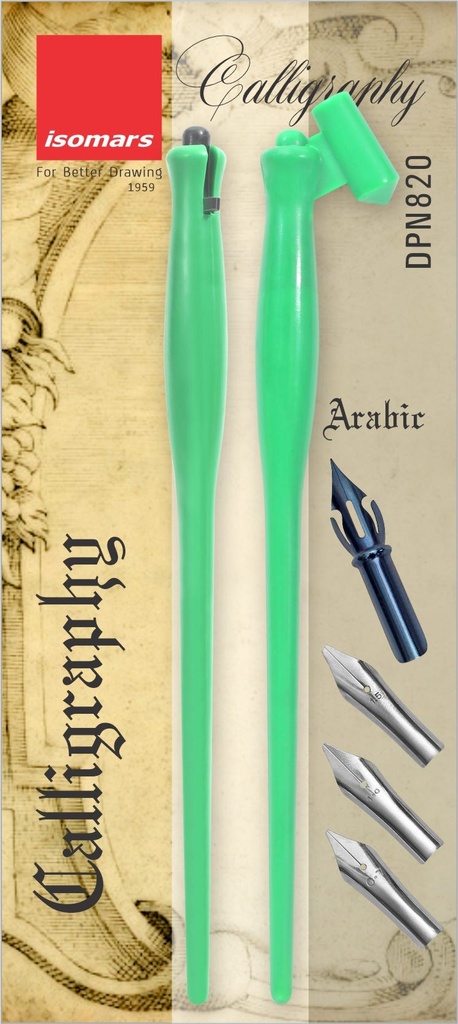 Calligraphy Arabic Dip Pen Holder with Nibs-Art # DPN820