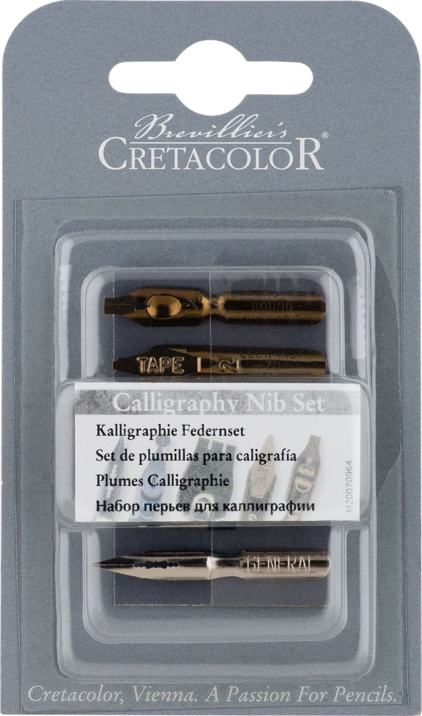 Calligraphy Nibs - 5 Assorted Nibs On Blister Card