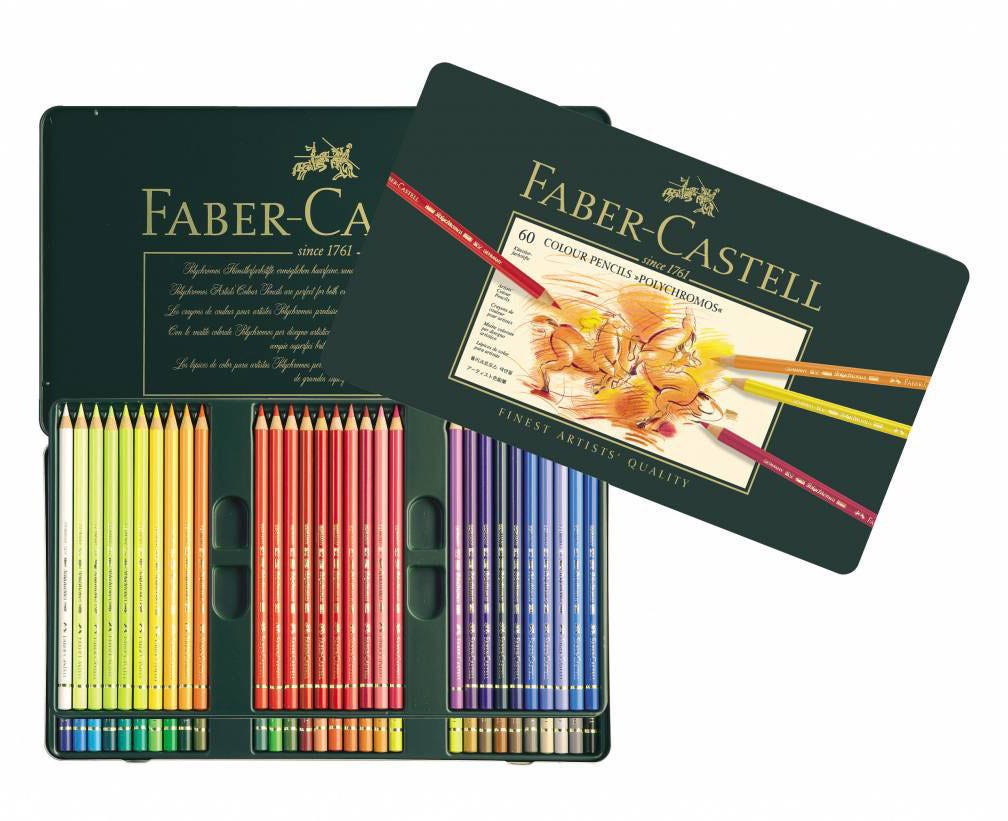 Polychromos Artists Color Pencils Tin Of 60 Color