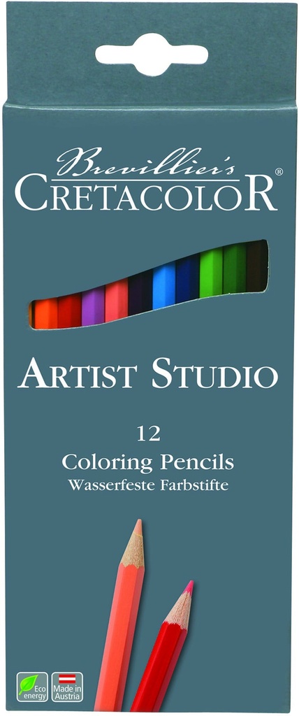 Color Pencils Set Of 12 - Artist Studio Line - Cardboard Box