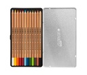 Metal Case Rembrandt Polycolor 12 Assorted Coloured Pencils