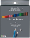 Watercolor Pencils set of 24 - Artist Studio Line - cardboard box