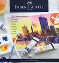 Faber-Castell Water Colors Set of 24 X 9ml Tubes in a Cardboard Pack