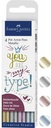 India Ink Pitt Artist Pen Metallic Set Of 4
