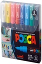 Uni Posca Pc-1M Bullet Set Of 8 Assorted