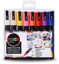 Uni Posca Pc-5M Bullet Set Of 8 Assorted