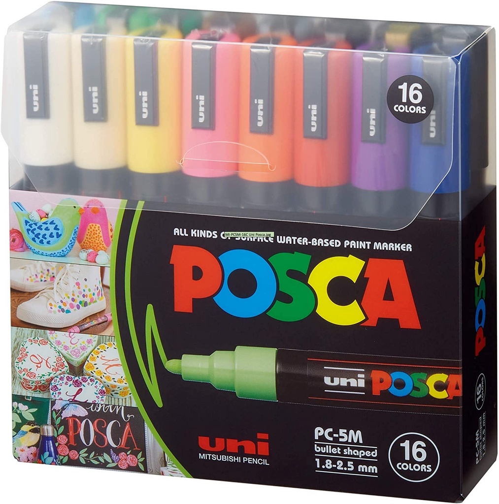 Uni Posca PC-5M Bullet PAC=16C