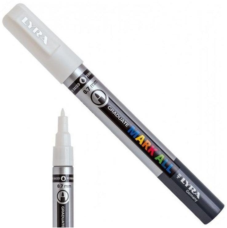 Lyra Graduate Mark All 0.7 mm White Box 6 pcs