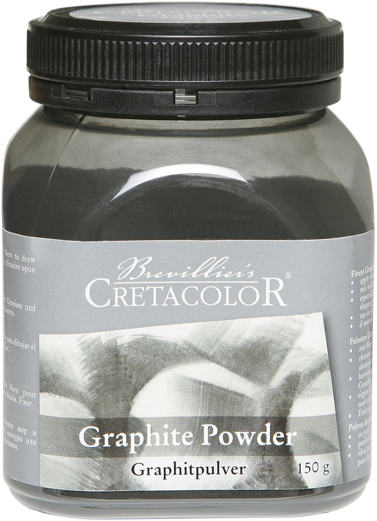 Graphite Powder, 150 G In ClEAr Plastic Container