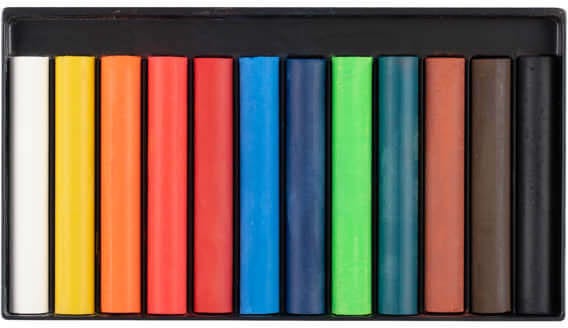 Soft Pastels Set Of 12 - Artist Studio Line - Cardboard Box