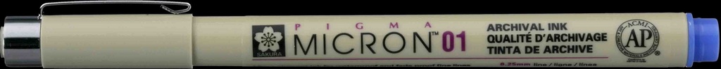 PIGMA MICRON 01 BLUE#