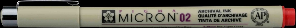 PIGMA MICRON 02 RED#