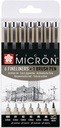 PIGMA MICRON BLACK SET 6+1#
