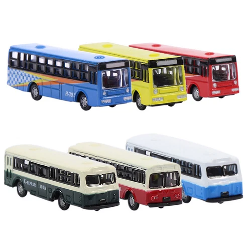 Bus Model 1:50 1Pcs Colorful